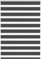 vidaXL - Zebra - rolgordijn - 100x100 - cm - stofbreedte - 95,9 - cm - zwart