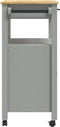 vidaXL - Keukentrolley - MONZA - 84x40x90 - cm - massief - grenenhout