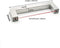 Handgreep RVS Vierkant | 14cm | Inclusief bevestigingsbouten | Zilver | Meubelhandvat | greep | Keukengreep | Hand Grepen | Deurgreep Staal | Metaal | Strak Meubelbeslag | schuifdeur | Handvat | Greep | Schuifdeurgreep | Roestvrij | Hartafstand 128mm