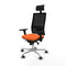Bureaustoel met hoofdsteun Piqueras y Crespo 3D086G1 Oranje