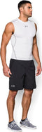 Under Armour HG Armour Sporttop - Compressie - Wit - Maat XL