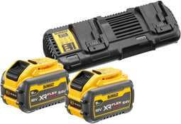 DeWalt DCB132 - XR FlexVolt Accu 54V 9.0Ah - Multilader met 2 laadpoorten (2 stuks)