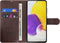 Backcover Hoes Geschikt voor iPhone 12 - Hoesje Bookcase met Anti Skim Bescherming Pasjes - 2 in 1 Cover - Brown - Luxe Telefoonhoesje Wallet Case Pasjeshouder PU Leder