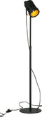 WOOOD Exclusive Bente Vloerlamp - Metaal - Zwart - 92-162x25x25