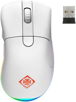 Deltaco GAM-107 - Draadloze Gamingmuis - Pixart 3335 sensor 16000 DPI - Wit