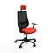 Bureaustoel Piqueras y Crespo D036N2W Donker oranje