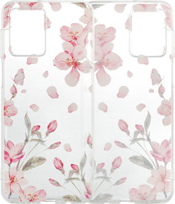 imoshion Hoesje Geschikt voor Motorola Moto G54 Hoesje Siliconen - imoshion Design hoesje - Meerkleurig / Blossom Watercolor