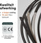 Nolt Arcadia - Plafondlamp E27 - Industrieel - ⌀ 30cm - Zwart