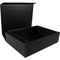 Klika - Geschenkdoos | Struktura vita | karton | 3 flessen | 360x255x93mm | zwart | 25 stuks