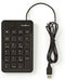 Nedis KBNM100BK - Numeriek Toetsenbord - USB 1,5m - Zwart