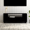vidaXL - Tv-meubel - 120x35x48 - cm - bewerkt - hout - zwart