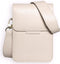 Telefoontasje Dames Crossbody - Selencia Avani Slang Telefoontasje Crossbody - Universeel Schoudertasje telefoon - Wit