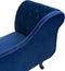 NIMES - Chaise longue - Marineblauw - Linkerzijde - Fluweel