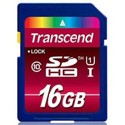 Transcend SDHC 16GB - Geheugenkaart - UHS-I Class 10 90MB/s