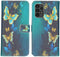 iMoshion Hoesje Geschikt voor Samsung Galaxy A13 (4G) Hoesje Met Pasjeshouder - iMoshion Design Softcase Bookcase - Blauw / Blue Butterfly