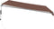 vidaXL - Luifel - automatisch - uittrekbaar - met - LED - 400x350 - cm - bruin