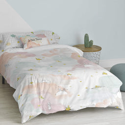 Happy Friday Duvet cover set 2 pieces Nuages 135/140x200 cm (Single) Multicolor