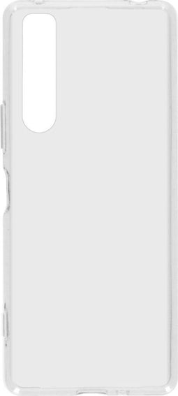 Hoesje Siliconen Geschikt voor Sony Xperia 1 II - Softcase Backcover smartphone - Transparant