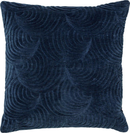 Dutch Decor MOON - Kussenhoes van katoen 45x45 cm Insignia Blue - blauw - met rits