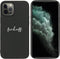 iMoshion Hoesje Geschikt voor iPhone 12 Pro Max Hoesje Siliconen - iMoshion Design hoesje - Zwart / Fuck Off