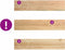 vidaXL - Traptreden - 2 - st - 120x30x2 - cm - onbehandeld - massief - eikenhout