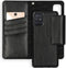 Selencia Hoesje Geschikt voor Samsung Galaxy A71 Hoesje Met Pasjeshouder - Selencia Surya 2-in-1 Uitneembare Vegan Lederen Bookcase - Zwart