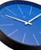 nXt - Wandklok - 40 cm - Plastic - Blauw - 'Ethan'