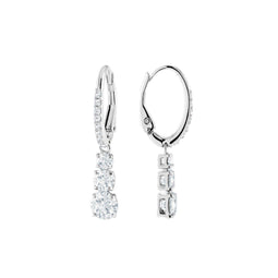 Swarovski Attract Trilogy - Oorstekers - Zilverkleurig