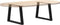 vidaXL - Eettafelpoten - 2 - st - V-vormig - 60x(42-43,3) - cm - staal - zwart