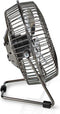 Nedis - Tafelventilator - USB Gevoed - Diameter: 150 mm - 3 W - Gun Metal Grijs