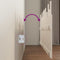 vidaXL - Hoofdbord - wandmontage - 204x3x80 - cm - massief - grenenhout - wit