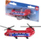 Siku Transporthelikopter rood/blauw metaal/kunststof draaibare rotoren