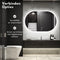 Mirlux Badkamerspiegel - Wandspiegel Ovaal - LED Verlichting Verwarming Anti Condens 90x60CM