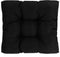 vidaXL - Palletkussen - 50x50x12 - cm - stof - zwart