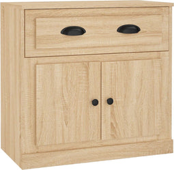 vidaXL - Dressoir - 70x35,5x67,5 - cm - bewerkt - hout - sonoma - eikenkleurig