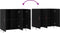 vidaXL - Dressoir - 90x34x80 - cm - bewerkt - hout - zwart