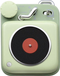 Muzen Retro Button Mini Bluetooth Speaker Lime