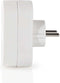 Nedis Stopcontact-Splitter - Type-F (CEE 7/7) - 250 V AC 50 Hz - Randaarde stekker / Type F (CEE 7/7) - 250 V AC 50/60 Hz - 16.0 A - 3500 W - Wit