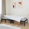 vidaXL - Bedframe - metaal - zwart - 90x200 - cm