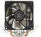 Silverstone SST-KR03 - CPU Koeler - 2x Heatpipes - Max. Geluidssterkte 23dB(A) - Max. Luchtstroom 551,156m³/h