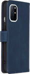 iMoshion Hoesje Geschikt voor OnePlus 8T Hoesje Met Pasjeshouder - iMoshion Luxe Bookcase - Donkerblauw