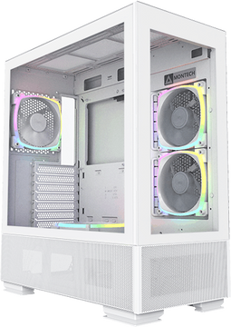 Montech SKY TWO - Midi Tower PC - ATX micro ATX - 3x 2.5" 2x 3.5" - Wit