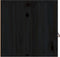 vidaXL - Wandkast - 60x30x30 - cm - massief - grenenhout - zwart