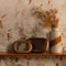 BePureHome Wanddecoratie Vertex - Hout - Walnoot - 19x29x3