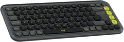 Logitech POP Icon Keys - Toetsenbord Qwerty ES - Draadloos Bluetooth - Grafiet/Groen