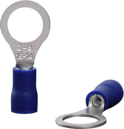 Quadrios 22C449 Ringkabelschoen Dwarsdoorsnede (max.): 2.5 mm² Gat diameter: 8.5 mm Deels geïsoleerd Blauw 1 set(s)