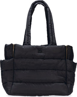 Designed by Lotte Tico - Draagtas Hond - Pluche binnenvoering - Antraciet 42x20x35 cm
