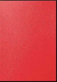 GBC - Voorblad gbc a4 karton lederlook 250gr rood