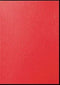 GBC - Voorblad gbc a4 karton lederlook 250gr rood