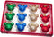Kurt S. Adler kunststof kerstbal disney mickey mouse 5cm multi 12 stuks